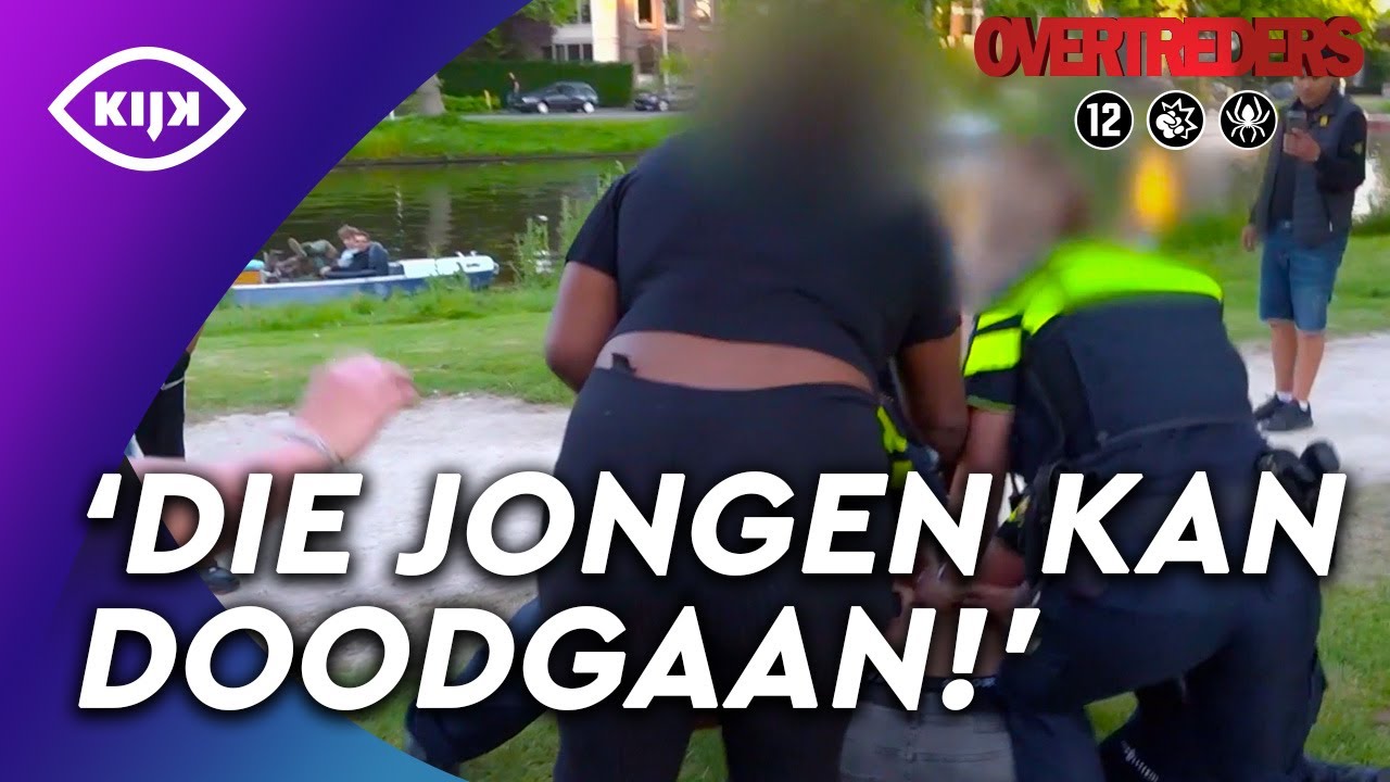 JONGEREN BESPUGEN POLITIE en MISHANDELEN HANDHAVING | Overtreders | KIJK Misdaad