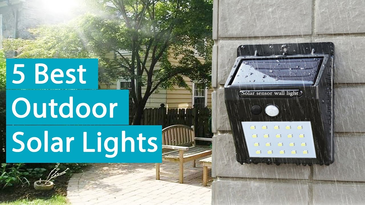 5 Best Outdoor Solar Lights Reviews 2018 YouTube