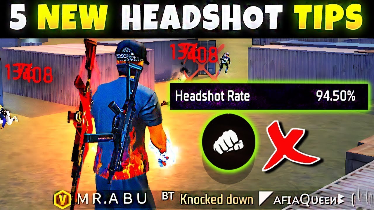 Top 5 Secret Headshot Trick For M1887 Ump & Desert Eagle 😱 || One Tap ...