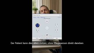 ALSChat verwenden — Halbautomatischer Modus (Blinzel-Scan)