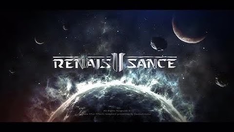 Space Trailer After Effects Templates