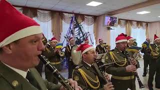 Різдвяне привітання від військового оркестру Національної академії сухопутних військ