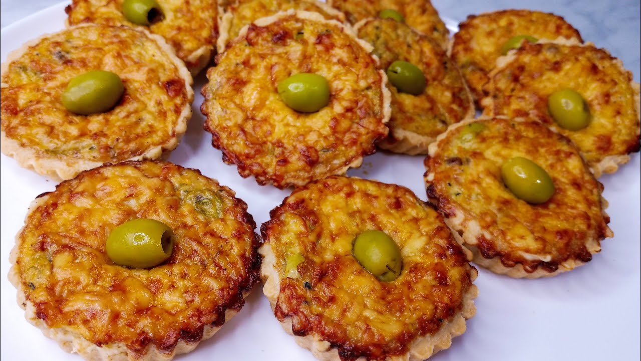 ميني كيش بعجينة خفيفة و حشوة اقتصادية بالخضر بنينة و زاكية/مملحات رمضان🌙 /minis quiches 🇩🇿