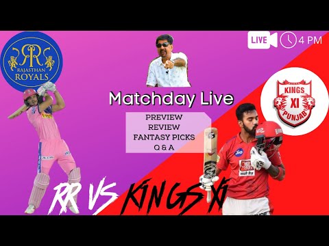 MATCHDAY LIVE WITH CHEEKA|RR VS KINGSXI|REVIEW, PREVIEW & FANTASY PREDICTIONS|IPL2020 MATCH9