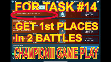 【war robots 8.1】Task #14 Get 1st Places in 2 Battles - ChampionⅢ Game Play (2022 June 13th)