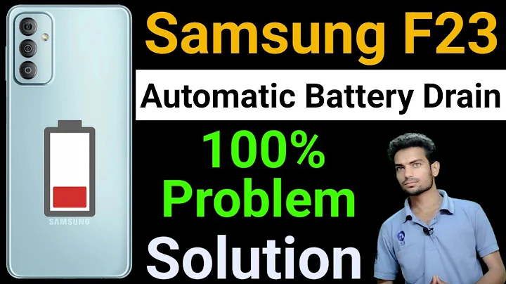 Samsung F23 5G Battery Drain Problem | How To Solve Battery Drain Problem in Samsung Galaxy F23 5G