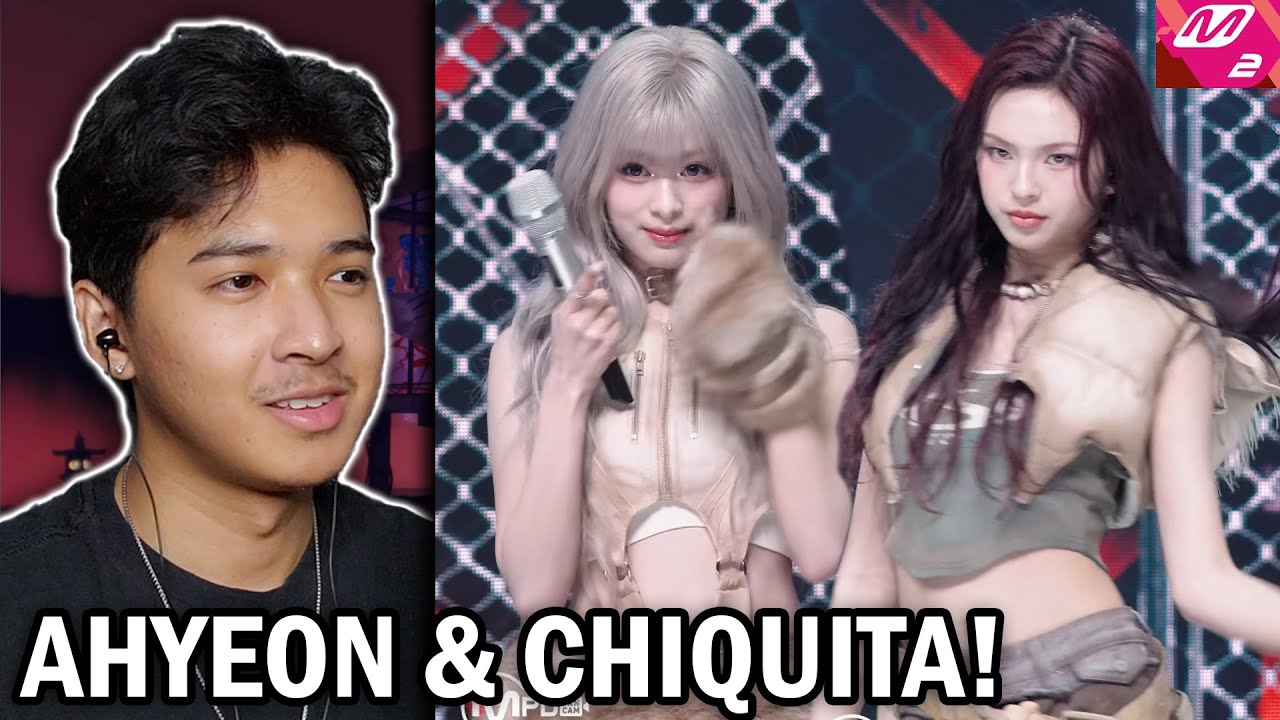 BABYMONSTER AHYEON & CHIQUITA - ФАНКАМ «WE GO UP» [MCOUNTDOWN] | РЕАКЦИЯ!