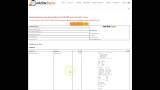New Expense Report Live on JobSiteForms.ca
