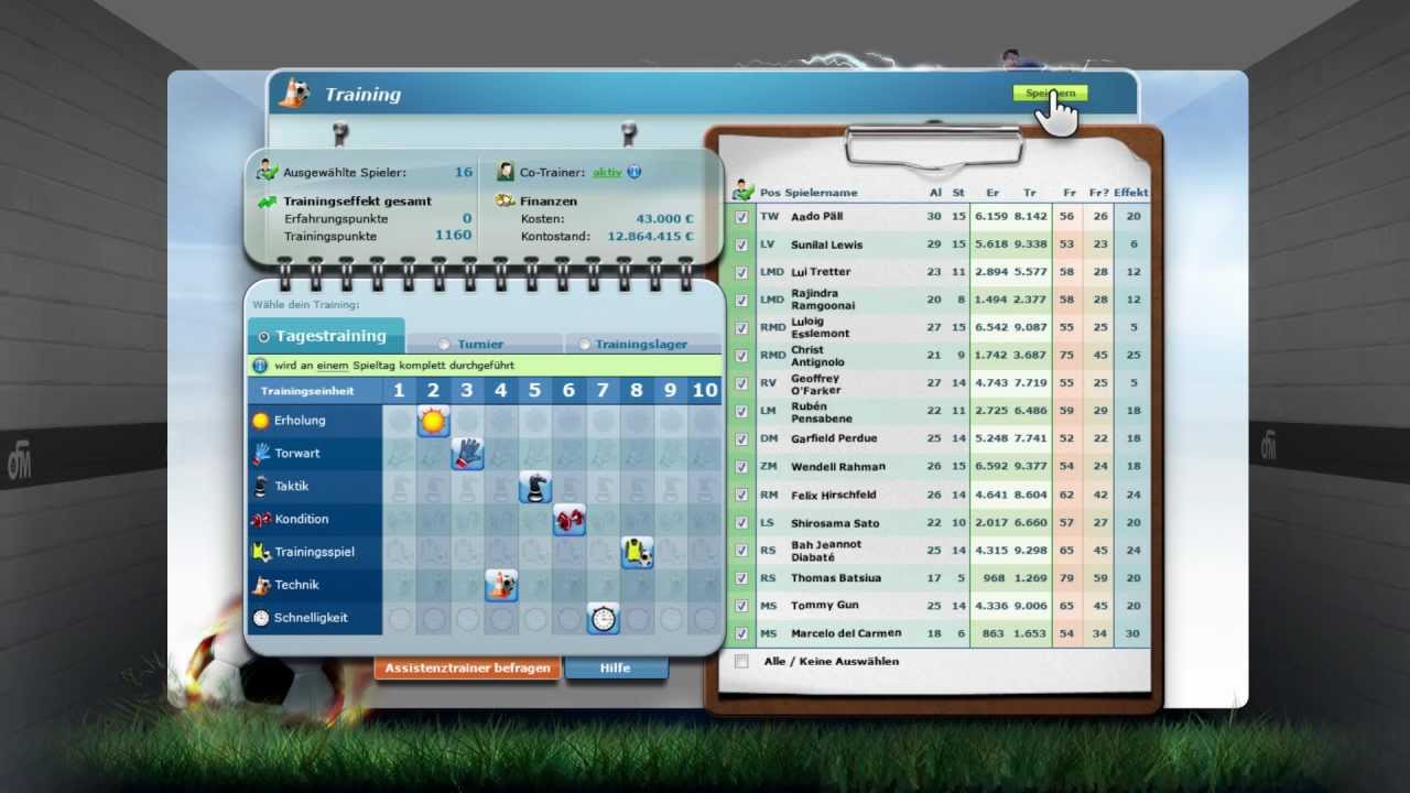 Online Fußball Manager