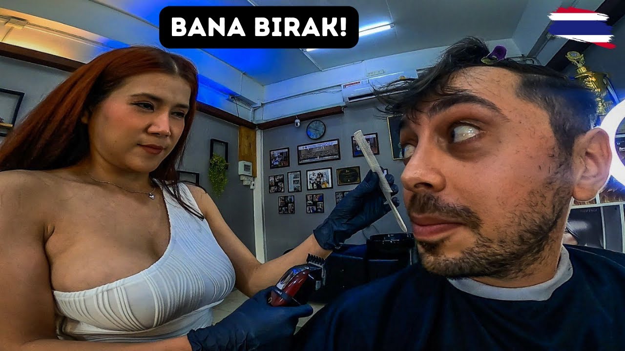 Pattaya'da Berbere Gittim | Barber B's | Tıraş,Yıkama Ve Daha Fazlası 🔥