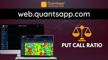 Quantsapp Web: PUT CALL RATIO || Quantsapp #Options Analytics Tool