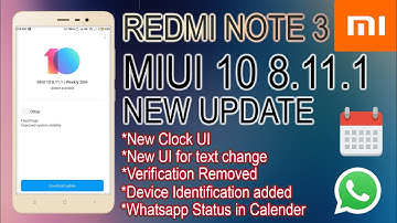 MIUI 10 8.11.1 || GLOBAL BETA ROM || REDMI NOTE 3 || CHANGES & FEATURES
