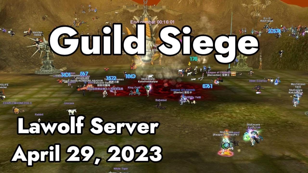 Guild Siege (Lawolf Server) April 29, 2023 | Flyff Universe