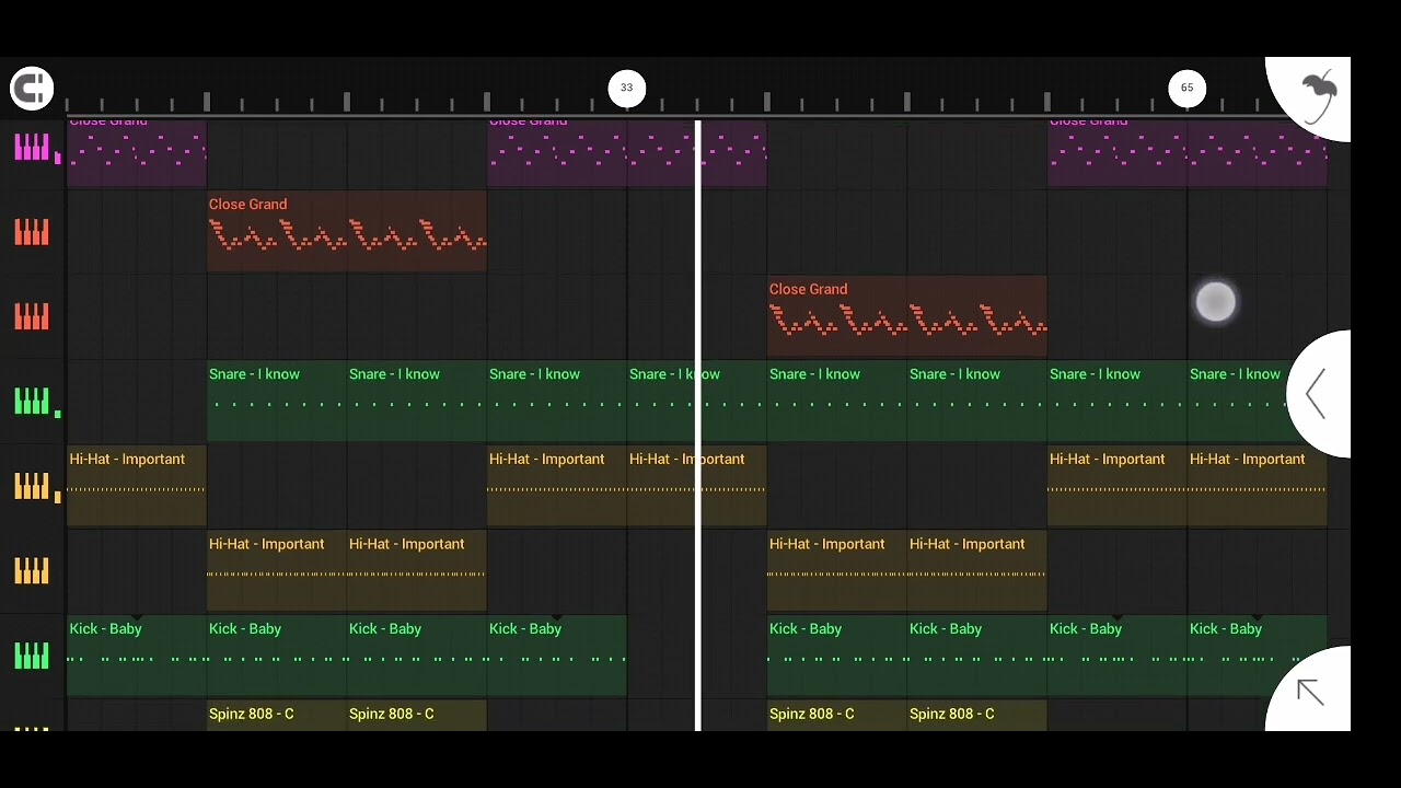 Fl studio mobile: Close grand piano type beat 136bpm