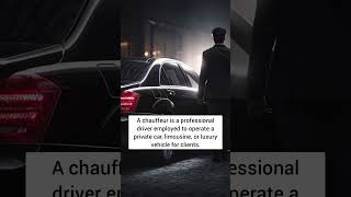 Word of the Day: CHAUFFEUR 🎩 | Meaning, Spelling &amp; Usage
