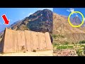 How did ancient civilizations carry these massive stone blocks to the top of a mountain