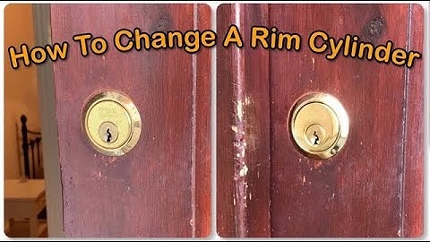 How To Change A Rim (Yale) Cylinder Lock - Your London Locksmith