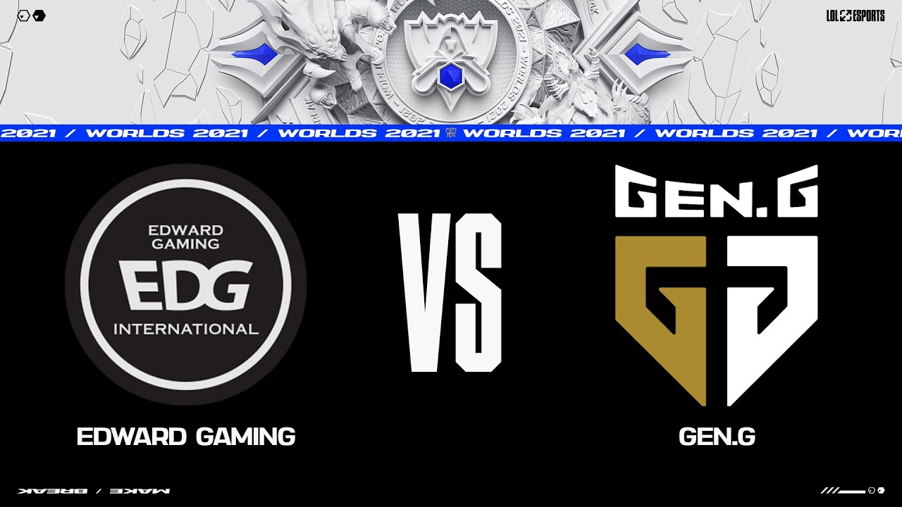 EDG vs. GEN | Worlds Semifinals Day 2 | Edward Gaming vs. Gen.G | Game 5 (2021)