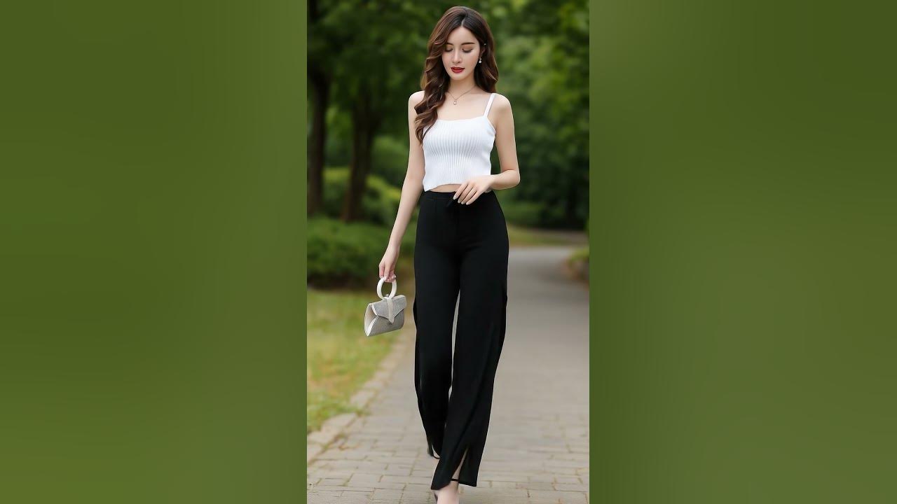 cewek cantik pakai celana panjang #remix #music #dj #dance #cewekcantik #fashion