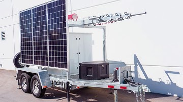60ft Hybrid Trailer for Communications & Security