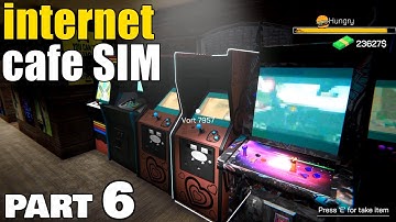 Internet Cafe Simulator Walkthrough Gameplay Part 6 - The first floor of the cafe / PC
