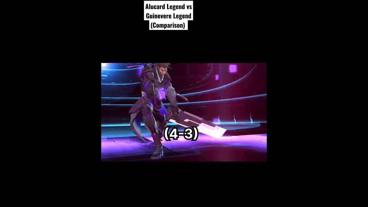 ALUCARD Legend vs GUINEVERE Legend Skin Comparison! Ainsi basla vida #shorts #mlbbedits #mlbbshorts