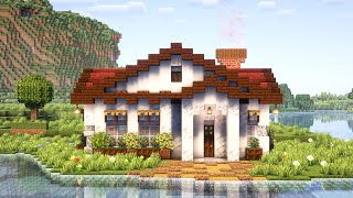 Minecraft Indonesia | Tutorial Membuat Rumah Semi Modern Sederhana di Minecraft