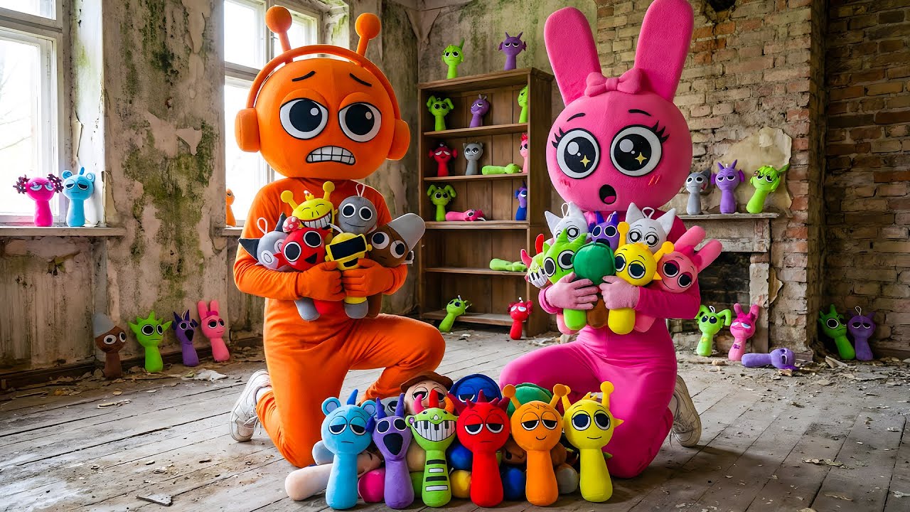 Where Is Sprunki? 😱 Pinki & Oren Found a SECRET in the Abandoned House!