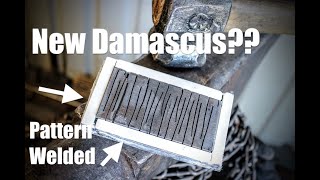 Attempting A Forged Tiger Pattern Damascus Steel, Pattern Welded Knife Blacksmithing Knifemaking