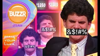 WARNING: Rare UNCENSORED Episode!!! Bad Words Within - Press Your Luck | BUZZR