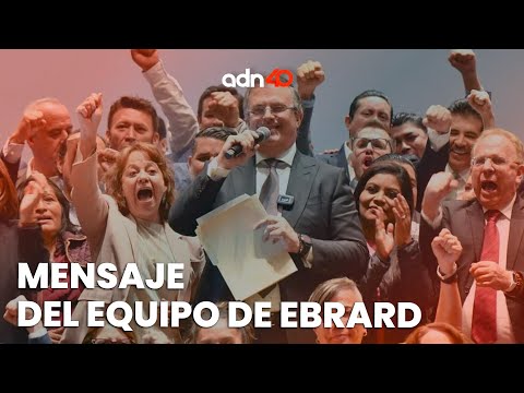 🚨¡Última Hora! Equipo de Marcelo Ebrard ofreció mensaje previo a resultados de encuesta de Morena