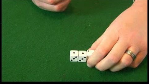 How to Play Bar Dice : Bar Dice: Advantage of Going 1st