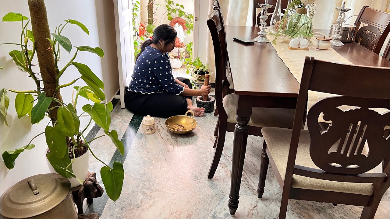 నా Kitchenలో ఇత్తడి పాత్రలో వంట & ఇలా కడుగుతా|రోట్లో దంచితే|Corn Fritters|salsa|Brinjal#teluguvlogs