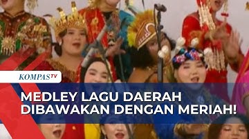 Medley Lagu Daerah Dibawakan GBN dengan Meriah di HUT ke-78 Ri di Istana Merdeka