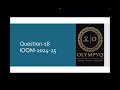 Question 18 IOQM-2024