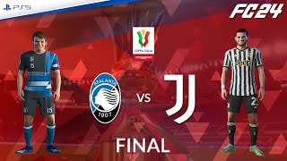 Atalanta - Juventus ⚽️ Finale Coppa Italia 2023/24 FC 24 ft. Vlahovic, Rabiot, De Roon