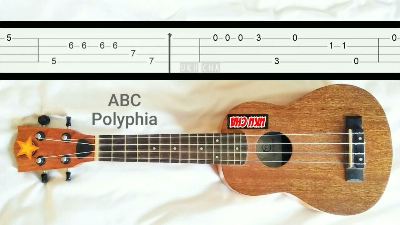 Melody ABC Polyphia Slow Easy Melody Fingerpicking Fingerstyle Ukulele