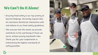 Follow Food Safety Guidelines When Volunteering with Us