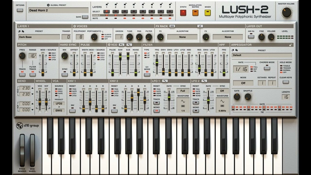 D16 Group releases Lush 2 (introducing AAX, VST3 and Apple Silicon support)