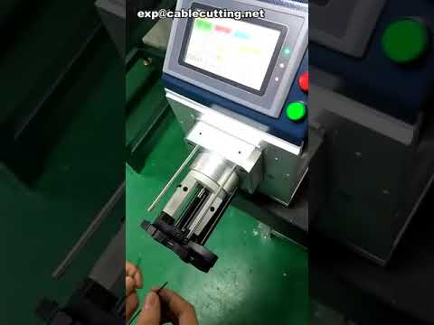 Programmable Rotary Coaxial Cable Stripping Machine for 3-Layer Coax & Thin Coaxial Wire