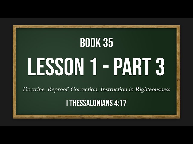 Les Feldick - 35-1-3 - Through the Bible Program #9839