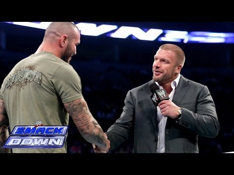 Randy Orton apologizes to Triple H: SmackDown, Dec. 13, 2013