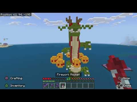 Dragonball Shenron build in Minecraft - YouTube