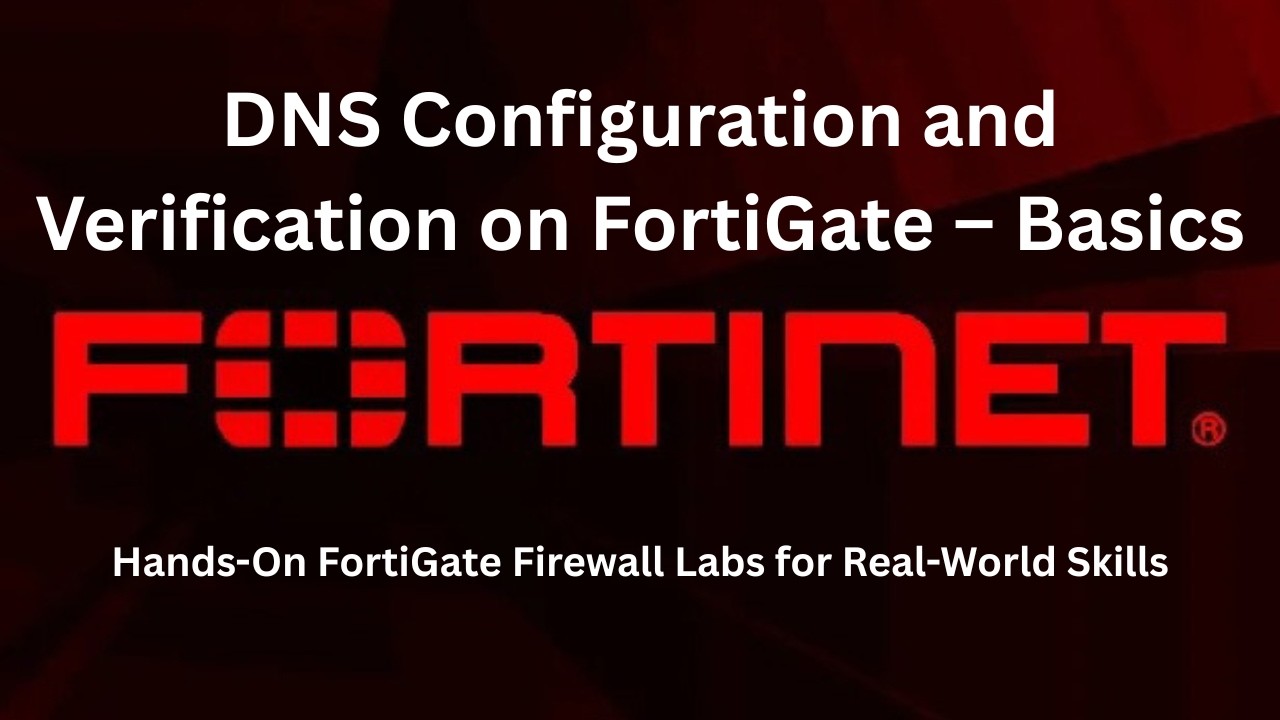 DNS Configuration and Verification on FortiGate – Basics