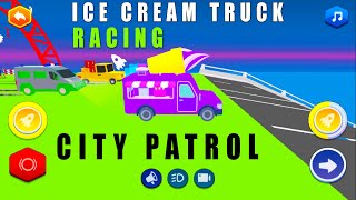 City Patrol : Jump Race Car Game Android Gameplay | Ice Cream Truck Racing #game #games screenshot 4
