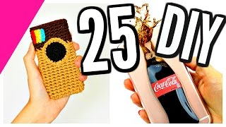 25 DIY Phone Cases! iPhone Case Collection Ideas!
