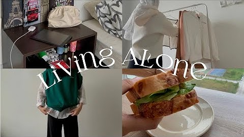 Living Alone || 3 days with me [ quick room tour, make dumplings at home, clothing haul ] ENG SUB