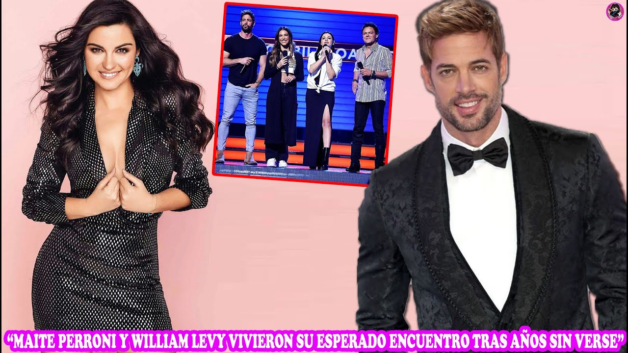 ASÍ FUE EL REENCUENTRO ENTRE WILLIAM LEVY Y MAITE PERRONI
