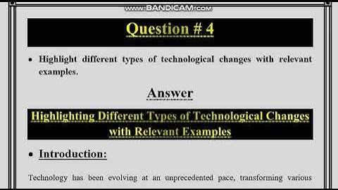 AIOU solved assignment 2 | b.ed(spring2023) | code 8606 | Q4 Technological Changes