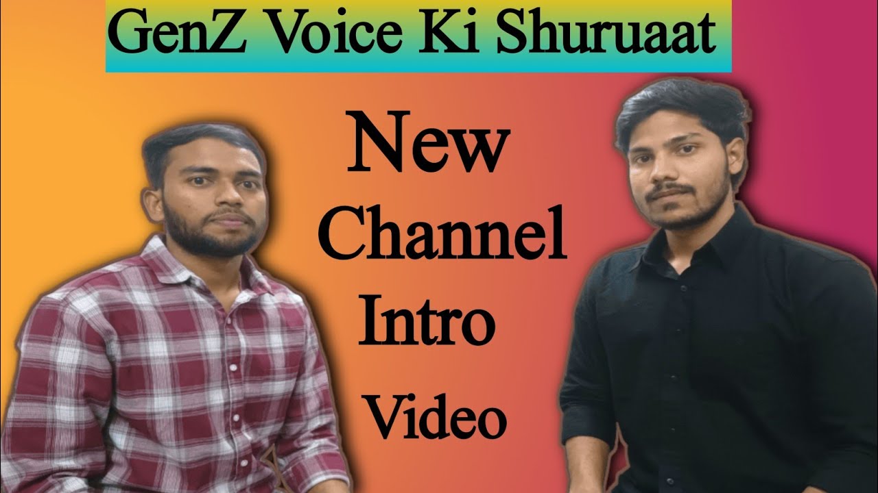 Why We Started GenZ Voice? | Introduction Video | Ek Nayi Soch, Ek Nayi Awaaz|